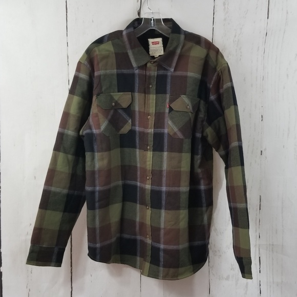 levi flannel jacket